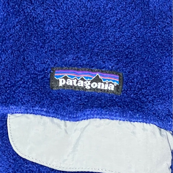 Patagonia Snap Fleece Pullover Sweater Jacket Womens Blue - Picture 4 of 5